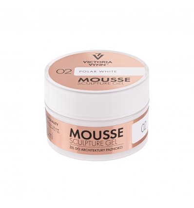 TIKSOTROPINIS GELIS 02 POLAR WHITE "MOUSSE SCULPTURE GEL" 50ML