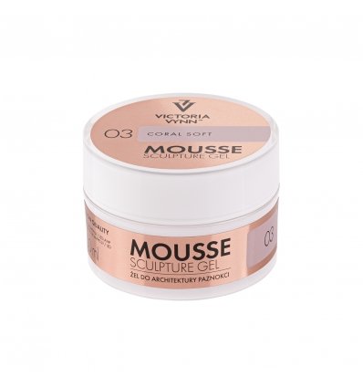 TIKSOTROPINIS GELIS 03 CORAL SOFT "MOUSSE SCULPTURE GEL" 50ML