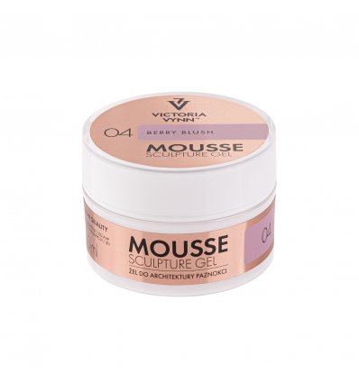 TIKSOTROPINIS GELIS 04 BERRY BLUSH "MOUSSE SCULPTURE GEL"