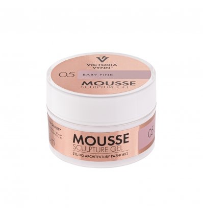 TIKSOTROPINIS GELIS 05 BABY PINK "MOUSSE SCULPTURE GEL"