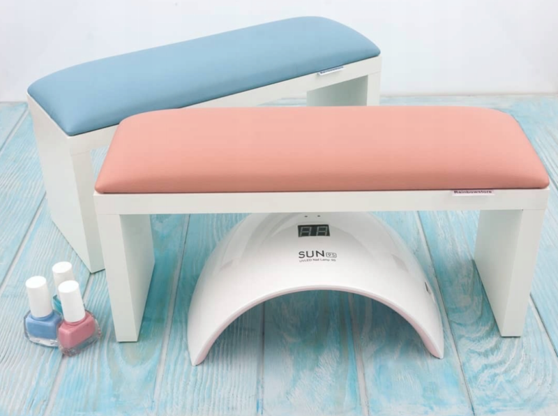 RAINBOWSTORE-SPENVI manikiūro porankis, wood classic light pink - Image 3