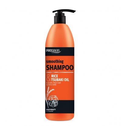 PROSALON GLOTNINANTIS PLAUKŲ ŠAMPŪNAS "RICE & OIL TSUBAKI" 1000ML.