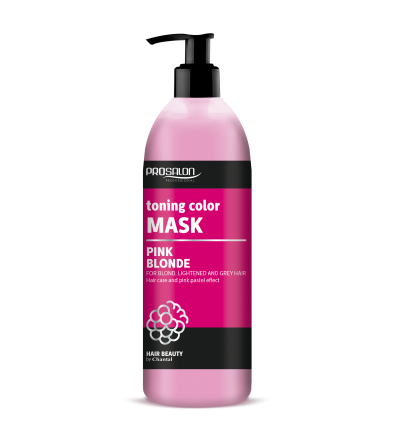 PROSALON KAUKĖ ŠVIESINTIEMS PLAUKAMS "PINK BLONDE", 500G