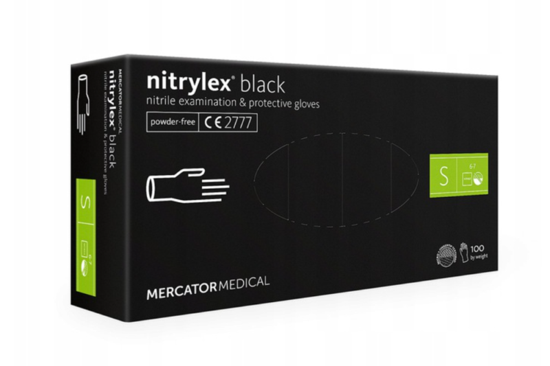 Nitrylex vienkartinės pirštinės (dėžėje S dydžio 10 x 100vnt.) - Image 2