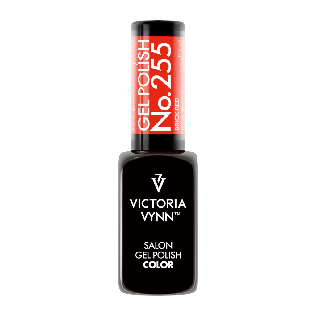 Gelinis lakas GEL POLISH 255 ''BRICK RED'' 8 ml