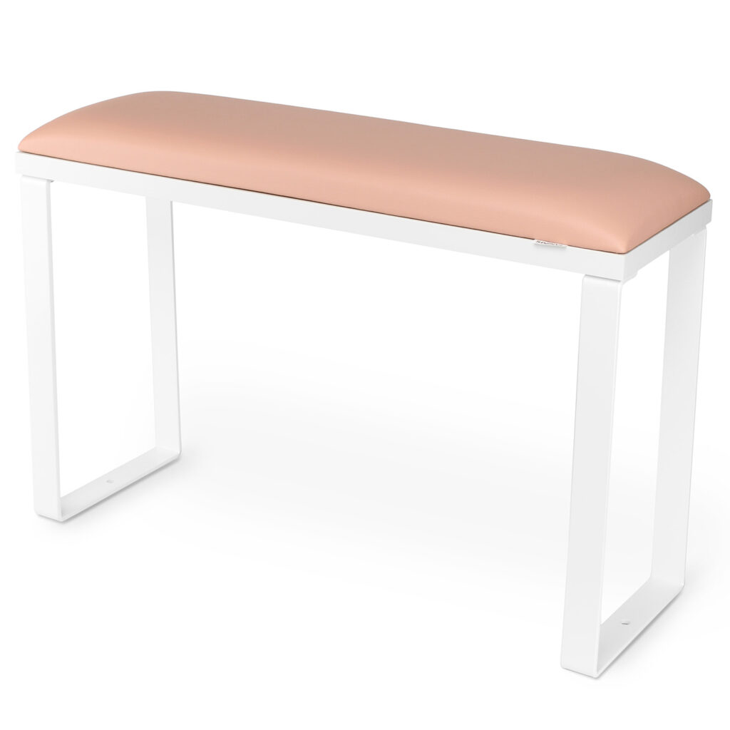 SPENVI Light Pink kojų atrama pedikiūrui (baltomis kojomis)