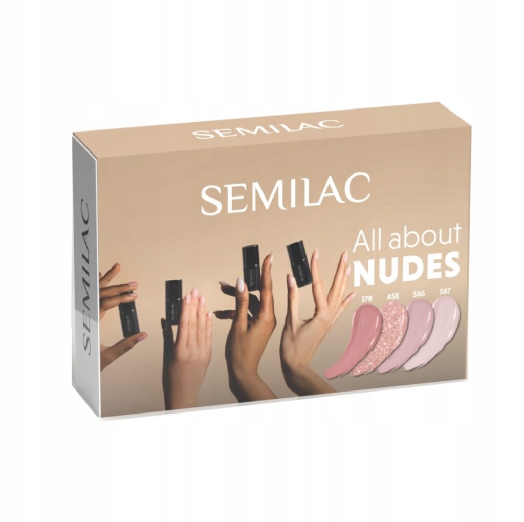 SEMILAC ALL ABOUT NUDES - manikiūro rinkinys