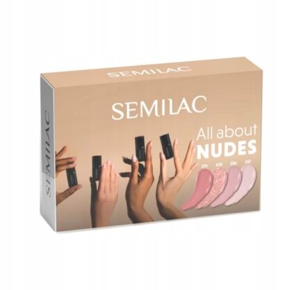 SEMILAC ALL ABOUT NUDES - manikiūro rinkinys